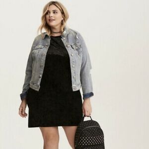 TORRID Crushed Velvet T-Shirt Dress